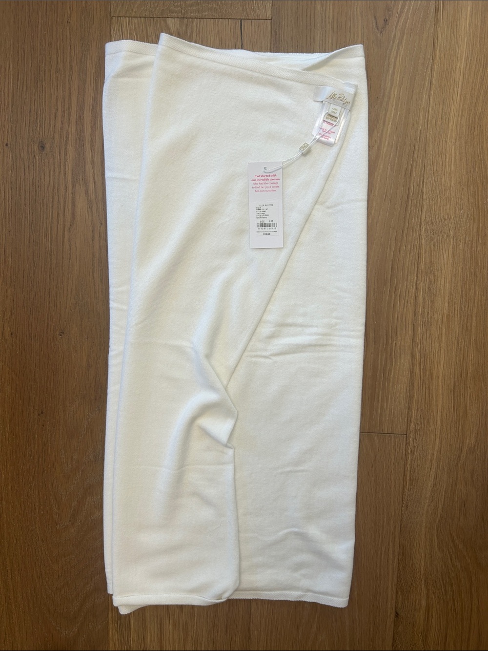 Lilly Pulitzer Lanelle Wrap Resort White NWT